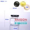 Hũ Vuông 50ml | Hũ Thủy Tinh Nắp Thiếc