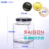 Hũ Vuông 380ml | Hũ Thủy Tinh Nắp Thiếc