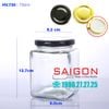 Hũ Vuông 730ml | Hũ Thủy Tinh Nắp Thiếc