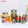 Hũ Vuông 380ml | Hũ Thủy Tinh Nắp Thiếc