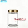 Hũ Vuông 280ml Nắp Thiếc Dày P63 | Hũ Thủy Tinh Nắp Thiếc