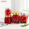 Hũ Vuông 100ml Nắp Thiếc Dày P43 | Hũ Thủy Tinh Nắp Thiếc