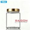 Hũ Vuông 730ml Nắp Thiếc Dày P82 | Hũ Thủy Tinh Nắp Thiếc