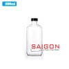 Chai Boston Trắng 250ml  | Chai thủy tinh nắp nhựa