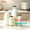 Chai Sữa Tròn 500ml | Chai thủy tinh nắp thiếc