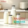 Chai Sữa Tròn 200ml | Chai thủy tinh nắp thiếc