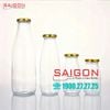 Chai Sữa Tròn 500ml | Chai thủy tinh nắp thiếc