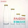 Chai Sữa Tròn 200ml | Chai thủy tinh nắp thiếc