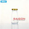 Chai Sữa Tròn 200ml | Chai thủy tinh nắp thiếc