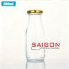 Chai Sữa vuông 300ml | Chai thủy tinh nắp thiếc