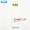 Chai Sữa Tròn 500ml | Chai thủy tinh nắp thiếc