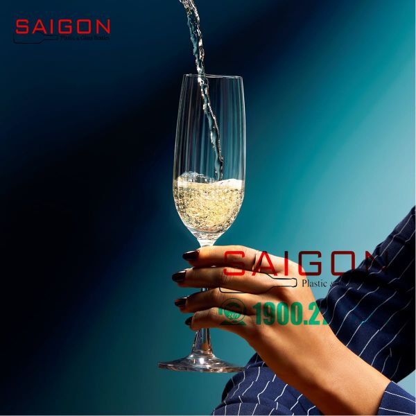 Ocean 1035F07 - Ly Thủy Tinh Ocean Madison Stripe Flute Champagne 210ml | Nhập Khẩu Thái Lan