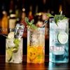 INS 1001-1 -  Ly Thủy Tinh INS Borosilicate Plaza Rock Glass 270ml | Thủy Tinh Cao Cấp