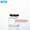 Hũ Vuông 100ml | Hũ Thủy Tinh Nắp Thiếc