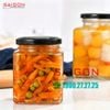 Hũ Vuông 730ml | Hũ Thủy Tinh Nắp Thiếc