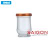 Hũ Thủy Tinh Sen Cao Sọc Đựng Yến 100ml