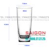 Ocean B11014 - Ly Thủy Tinh Ocean Vuông Plaza Long Drink 405ml | Nhập Khẩu Thái Lan