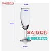 Ocean 1501F07 - Ly Thủy Tinh Ocean Classic Flute Champagne 185ml | Nhập Khẩu Thái Lan