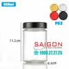 Hũ Trụ 220ml Nắp Thiếc Dày P63 | Hũ Thủy Tinh Nắp Thiếc