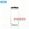 Hũ Trụ 1000ml | Hũ Thủy Tinh Nắp Thiếc