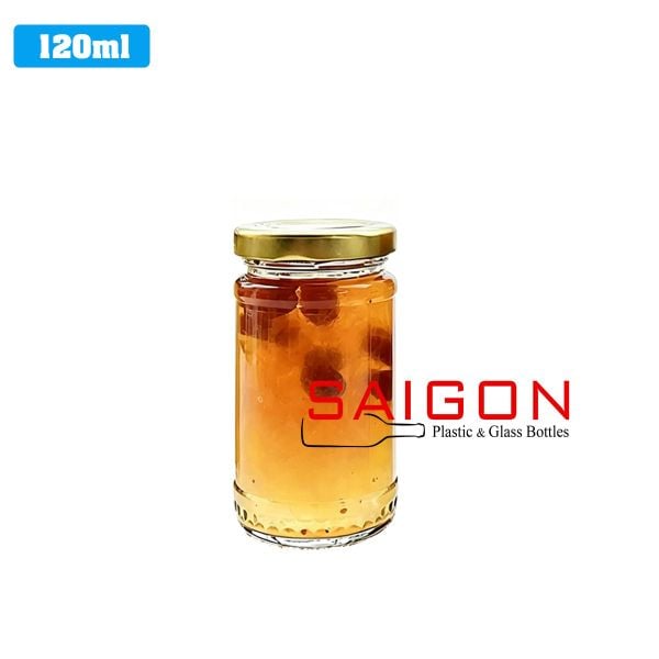 Hũ Yến Thái 120ml | Hũ thủy tinh nắp thiếc