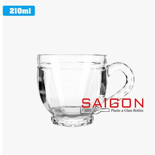 Deli DSZB250 - Ly Thủy Tinh Deli Mug Tea 210ml | Thủy Tinh Cao Cấp
