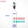 Chai Vuông Xịt Dầu 250ml | Chai thủy tinh nắp xịt dầu