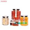 Hũ Lục Giác 380ml | Hũ Thủy Tinh Nắp Thiếc