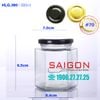 Hũ Lục Giác 380ml | Hũ Thủy Tinh Nắp Thiếc