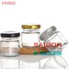 Hũ Lục Giác 100ml | Hũ Thủy Tinh Nắp Thiếc