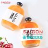 Chai Dẹp Nắp Nhựa 350ml | Chai thủy tinh nắp nhựa