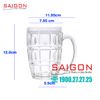 PG316 - Ly Thủy Tinh Prim Heritage Beer Mug 410ml | Nhập Khẩu Thái Lan