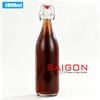 Chai Gài Tròn 1000ml | Chai thủy tinh nắp gài