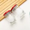 Hũ Thủy Tinh Sen Cao Sọc Đựng Yến 100ml