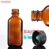 Chai Boston Hỗ Phách 500ml  | Chai thủy tinh nắp nhựa