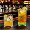 INS GS-814T - Ly Thủy Tinh Sọc INS Stripes Mark Hight Ball Glass 450ml | Thủy Tinh Cao Cấp