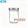 Hũ Đáy Nhỏ 250ml Nắp Nhôm P72 | Hũ Thủy Tinh Nắp Nhôm