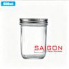 Hũ Đáy Nhỏ 500ml Nắp Nhôm P82 | Hũ Thủy Tinh Nắp Nhôm