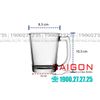 LG-312110(120) - Ly Thủy Tinh Lucky Nova Mug 310ml | Nhập Khẩu Thái Lan