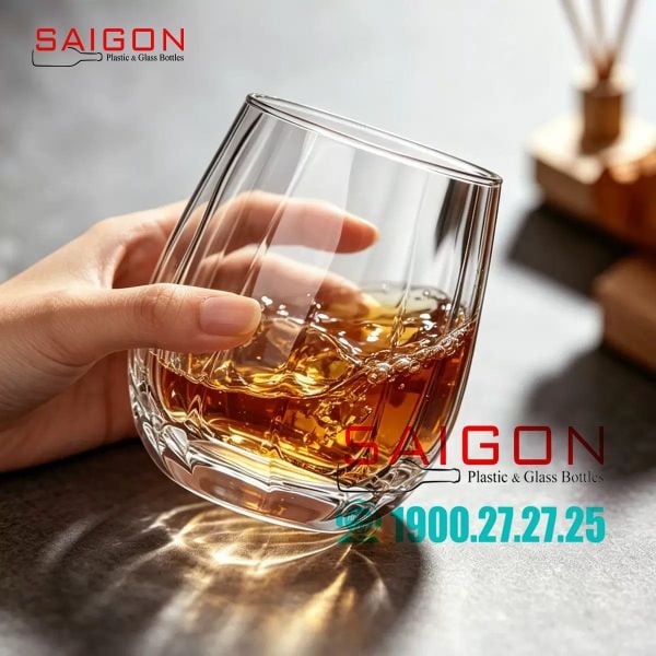 Ocean B25312 - Ly Thủy Tinh Ocean Bondi Double Rock 360ml | Nhập Khẩu Thái Lan