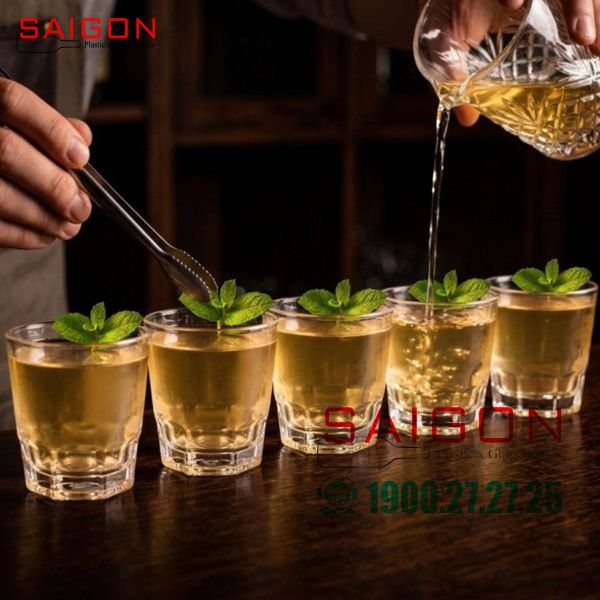 LG-441002 - Ly Thủy Tinh Lucky Sokuu Shot Glass 60ml | Nhập Khẩu Thái Lan