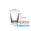 LG-441002 - Ly Thủy Tinh Lucky Sokuu Shot Glass 60ml | Nhập Khẩu Thái Lan