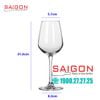 LIBBEY 7516 - Ly Thủy Tinh Libbey Vina Diamond Tall Wine 370ml | Nhập Khẩu USA