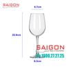 LIBBEY 7510 - Ly Thủy Tinh Libbey Vina Tall Wine 473ml | Nhập Khẩu USA