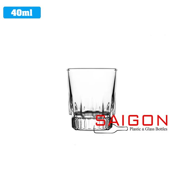 LG-440201(402) - Ly Thủy Tinh Lucky Stellar Shot Glass 40ml | Nhập Khẩu Thái Lan