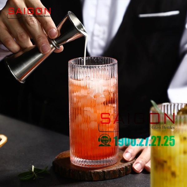 Ocean B24610 - Ly Thủy tinh Ocean Pulse Hi Ball Glass 285ml | Nhập Khẩu Thái Lan