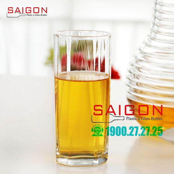 Ocean B02313 - Ly Thủy Tinh Ocean Pyramid Long Drink 380ml | Nhập Khẩu Thái Lan