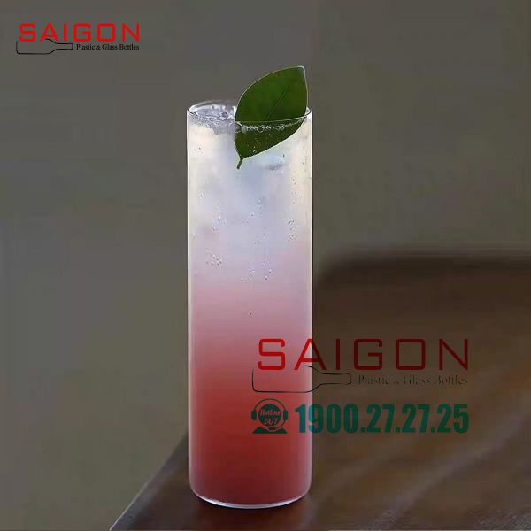 VIR H180 - Ly Thủy Tinh Virote Borosilicate Fine Rim Cooler 390ml | Thủy Tinh Cao Cấp