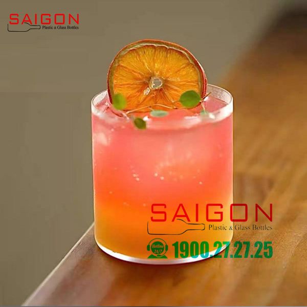 VIR H90 - Ly Thủy Tinh Virote Borosilicate Fine Rim Rock 420ml | Thủy Tinh Cao Cấp
