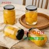 Hũ Trụ 350ml | Hũ Thủy Tinh Nắp Thiếc